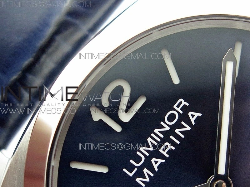 PAM1313 VSF 1:1 Best Edition Blue Dial on Blue Leather Strap P.9010 Clone